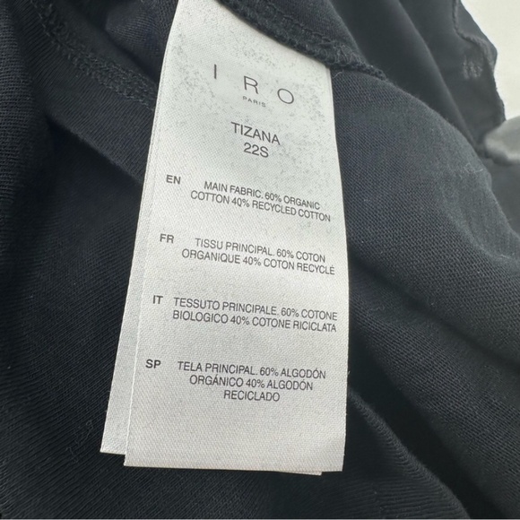 IRO Tizana Black Mini Dress Size XXS New with Tags - Picture 12 of 14
